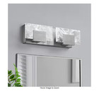 Kaisite 16 In  2-light Bathroom Modern Light Fixture Brushed Nickel Led Vanity 4