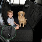 Dog Seat Cover Hammock Pet Seat Pad Back Car Truck W pet Seatbelt Waterproof