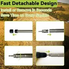 Fureypro Hay Probe Sampler Electric Drill Compatible 26 Inch Stainless Steel    