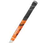 Mcc Plus4 Golf Grips Black Orange 5   8   13 Pack Standard Or Midsize Non-slip