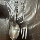 Francis I By Reed And Barton Old Sterling Silver Baby Set 2-pc  4 5 8 