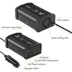Gigacord 300w Power Inverter Dual 110v Ac Outlet And Dc 12v 2 4 Usb Car Charger