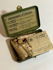 Vintage First Aid Metal Box Tin Kit At t Bell Linesman Full Circa 1940 Wwii Army