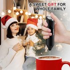 Bonsenkitchen Milk Frother For Coffee  Battery Operated  Black