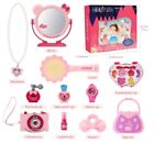 Loslandifen Pretend Beauty Set For Girls - 11pc Pink Princess Hair Salon Toy For