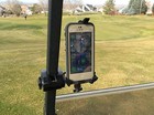 Golf Cart Mount For Golf Buddy Vtx   Golf Buddy World And Most Smart Phones