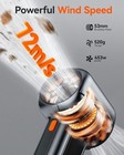 Wolfbox Mf400 Leaf Blower Cordless Lightweight 3 Modes Powerful Turbo For Patio