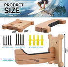 Surfboard Wall Mount Rack Beech Wood Surf Board Wall Hangers