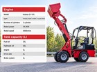 600kg Compact Wheel Loader Kubota D1105 Diesel Mini Loader Usa Stock