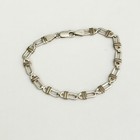 Vintage 925 Sterling Silver Chain Link Bracelet 6 75 