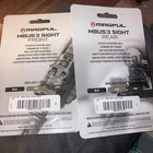 Front And Rear New Gen3 Mbus3 Flip-up Sight Set Polymer Black Finish- Blk