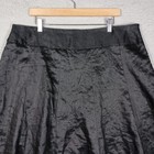 Lino Usa Skirt Women s 3xl Black 100  Linen Lined Embroidered A-line Flared Y2k