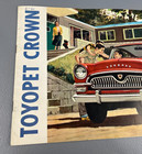 1960 Toyopet  toyota  Crown Original Color Catalog In Japanese