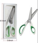 Green Pinking Shears Comfort Grips Crafts Zig Zag Cut Sewing Scissors profess   