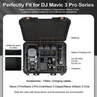 Case For Dji Mavic 3 Pro Drone  Waterproof Hard Cases With Foam For Dji Mavic   