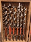 Vintage Craftsman Vanadium 13 Piece Auger Bit Set In Original Wood Box