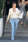 Kourtney Kardashian Pre-owned   Screen Worn Light Blue Flared Jeans   Loa