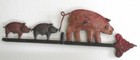Iron Pig With Piglets Weather Vane Weathervane 