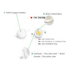 22 Colors High Power Smd Led Chip 1w 3w 5w White Royal Blue Light Emitter Diode