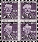 4 Walter F George Memorial Stamps  Vienna  Georgia  Mercer University Law School