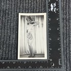 Vtg Pinup Photo Seductive  Girl  Risque B w Original Nude Girly Woman  20
