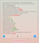 Apple Iphone 7 Plus  a1661  128gb - Red  sprint  Smartphone -  damaged  - H7743