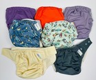 Grovia All-in-one 100  Organic Cotton Cloth 5 Full Set And 2 Shells