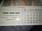 Original Vintage 1970 Playboy Pin-up Calender Complete 12 Pages Calendar