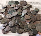 Lot Of 120 Ancient  Roman   Byzantine Coins