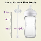 Straw Cup Conversion Kit For Philips Avent Natural Baby Bottles weighted Stra   