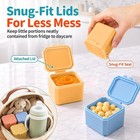 8 Pack 4 Oz Reusable Silicone Baby Food Container Bpa Free New