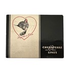 Vintage Chesapeake Ohio Lines Playing Cards New Stamp Sealed Cats Kitten 2 Decks
