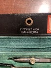 F Weber   Co Antique  Tool Drafting Set Philadelphia Vintage Engineering