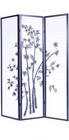 Versatile Black Shoji Room Divider  3-panels For Dynamic Privacy Solutions