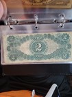 1917  2 Two Dollar Legal Tender Red Seal Large Size Currency Note Rare Nice 