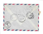Congo 1962 Registered Cover Sent From Bagira To U s  - Backstamps