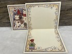 9 Susan Winget Snowcats Note Cards Vtg Christmas Winter Greeting Snowman Cats