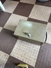 Rockaway Metal Fire Resistant Vintage Lock Box New York W  Key