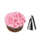 Cake Icing Piping Nozzle Bent Rose Flower Cupcake Decorating Tips Baking Tools