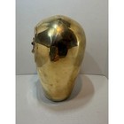 Dolbi Cashier Vintage Solid Brass Modernist Owl Sculpture  Bookendawesome