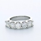 Classic Wedding Band Classic Platinum 2 95 Carat Round Lab-grown Diamond E Vvs2