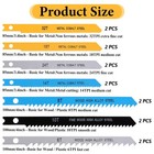 14 Pcs U-shank Jig Saw Blade Set  Jigsaw Blades Fit Vast Majority U Shank Jigsaw