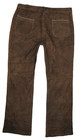 Country Maddox Women   s Brown Leather Trachten Shorts  Size 42