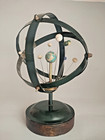 Vintage 1930s-40s Industrial     Rare Scientific Planetary Armillary Sphere