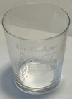 Pre Pro Hotel Spokane Ye Sign Of Ye Silver Grill Etched Whiskey Shot Glass Rare