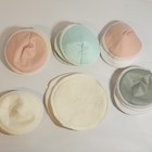 Baby Bliss Reusable Multicolor Nursing Pads With Wash Bag