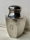 Antique Howard Sterling Co  Sterling Silver Tea Caddy Lidded Jar    136grams