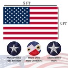 3x5 Us Flag Heavy Duty 300d Nylon Embroidered Stars Sewn Stripes Brass Grommets