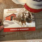 2019 Budweiser Holiday Stein Beer Mug 40th Anniversary Christmas Winter Passage