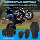 Universal Motorcycle Back Protector Insert  Ce Level 2 Armor Insert Pads Set    